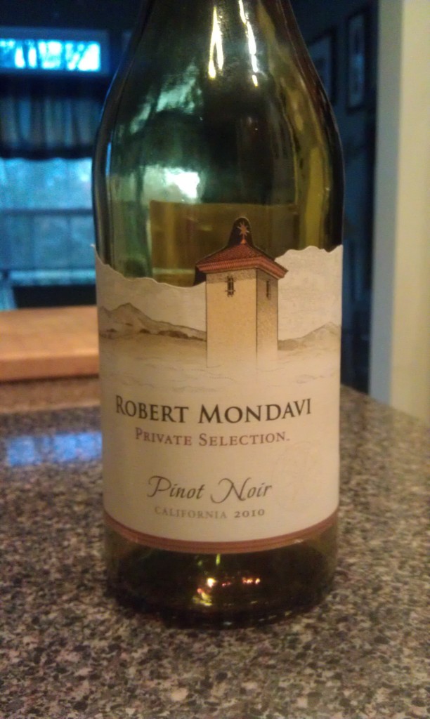 2010 Robert Mondavi Private Selection Pinot Noir 