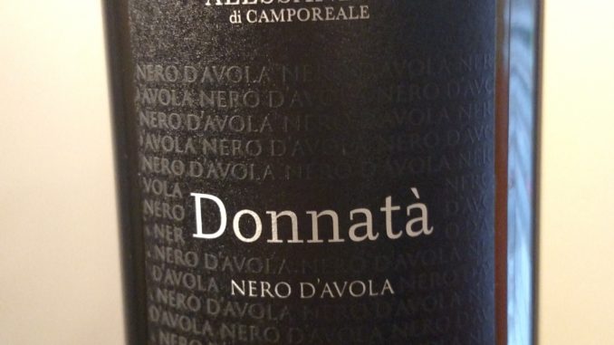 Image of a bottle of 2014 Alessandro di Camporeale Donnata Nero d'Avola