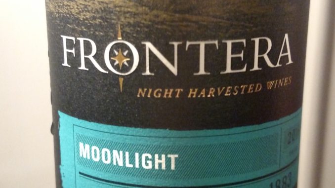 Picture of a bottle of Frontera After Dark Moonlight White