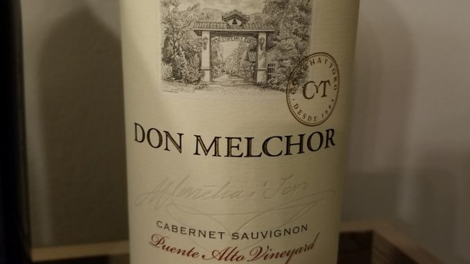 Image of a bottle of 2014 Don Melchor Cabernet Sauvignon