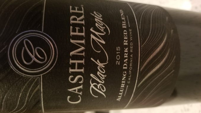 Image of a bottle of 2015 Cashmere Black Magic