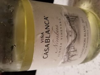 Image of a bottle of 2017 Vina Casablanca Nimbus Sauvignon Blanc