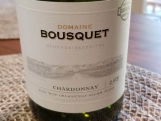 Image of a bottle of 2018 Domaine Bousquet Chardonnay