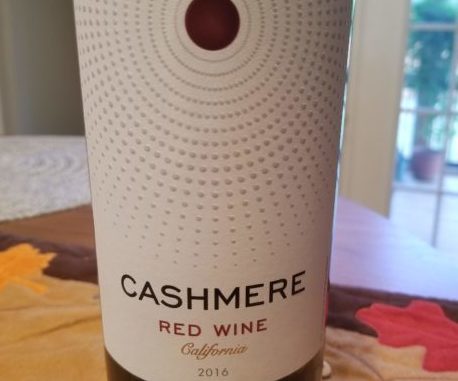 Image of a bottle of 2016 Cashmere Red Wine