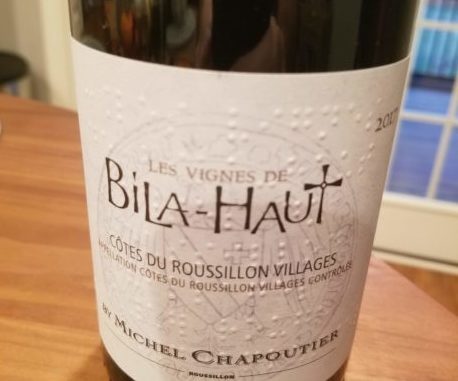 Image of a bottle of 2017 M. Chapoutier Les Vignes de Bila-Haut Cotes du Roussillon Villages Rouge