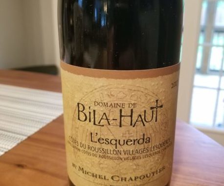 Image of a bottle of 2017 Domain Bila-Haut L'esquerda