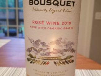 Image of a bottle of 2019 Domaine Bousquet Rose'