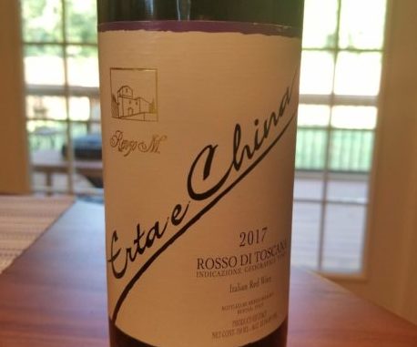 Image of a bottle of 2017 Renzo Masi Erta e China