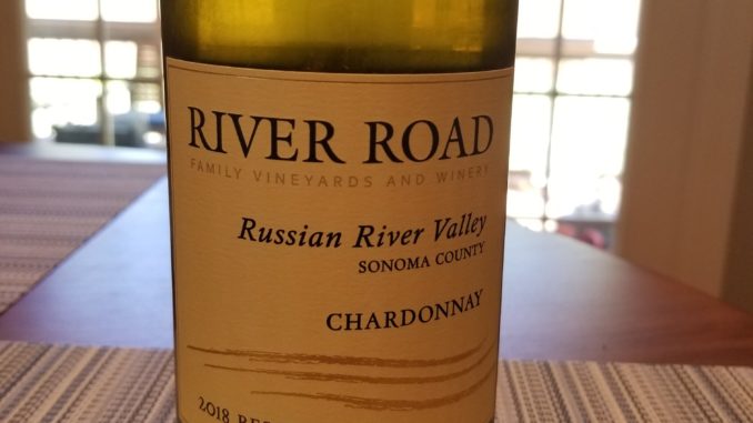 Image of a bottle of 2018 River Road Reserve Chardonnay