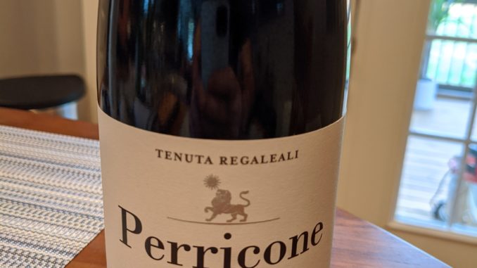 Image of a bottle of 2017 Tasca d'Almerita "Guarnaccio" Perricone