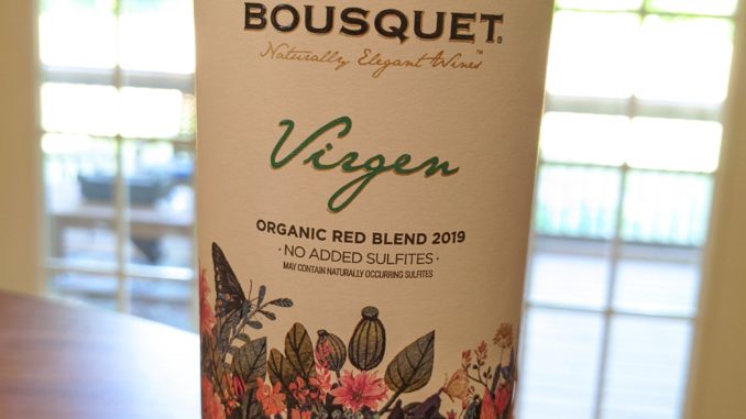 Image of a bottle of 2018 Domaine Bousquet Virgen Red Blend