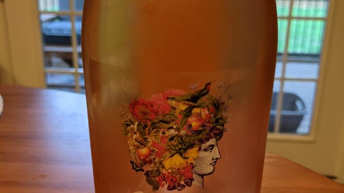 Image of a bottle of 2020 Domaine Bousquet Gaia Rose'