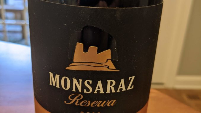 Image of a bottle of 2018 CARMIM Monsaraz Reserva Red